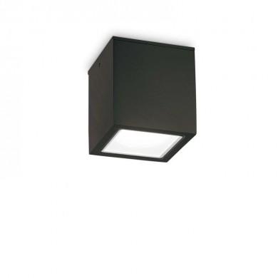 Plafonnier Extérieur TECHO Noir 1x20W H16 IDEAL LUX 251530