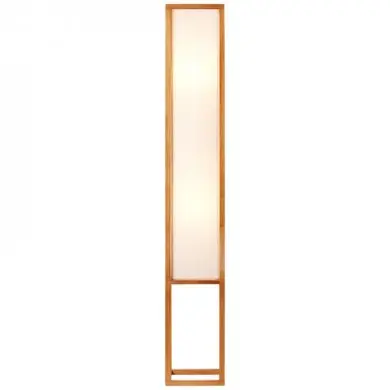 Lampadaire SEASIDE 2x40W Bois Naturel Blanc BRI_93093_09 93093_09 Lampadaire SEASIDE 2x40W Bois Naturel Blanc BRILLIANT 93093_09