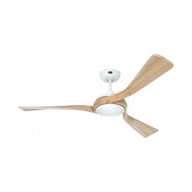 Ventilateur Plafond Interior 142cm Blanc Bois Naturel CASAFAN 314232