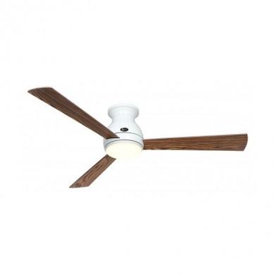 Ventilateur Plafond Eco Pallas 142cm Blanc Noyer Chene CASAFAN 314275