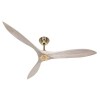 Ventilateur Plafond Airscrew 152cm Laiton Blanc Vieilli CASAFAN 315252