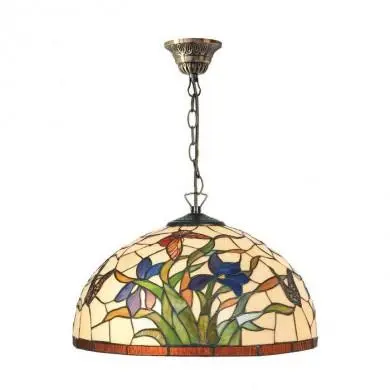 Suspension Art Deco Tiffany PAPILLON 1xE27 D40 MYTIFFANY Y16392+C1