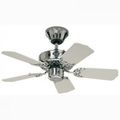 Ventilateur de Plafond Royal Classic 75cm Chromé Blanc CASAFAN 507502