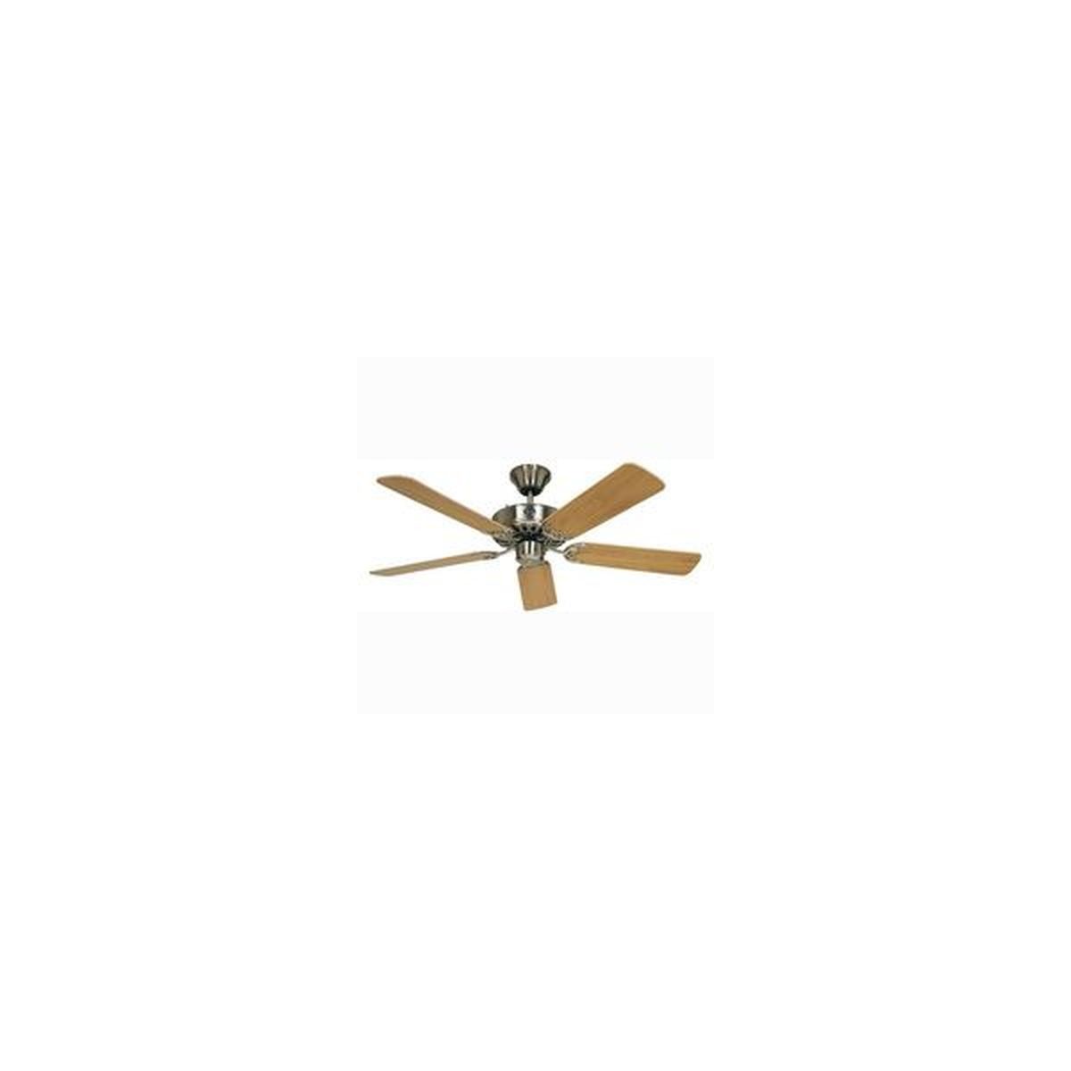 Ventilateur de plafond Melton Nickel / Wenge 132 cm avec éclairage et télécommande | Boutique en