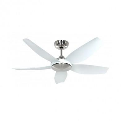 Ventilateur Plafond Eco Volare 116cm Chrome Blanc CASAFAN 511680