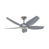 Ventilateur de Plafond Volare 116cm Chrome Gris CASAFAN 511683