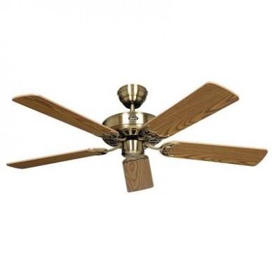 Ventilateur Royal Classic 132cm Laiton Chêne CASAFAN 513201