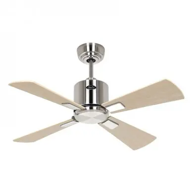 Ventilateur Plafond Eco Neo III 92cm Nickel brossé Erable Hêtre WiFi CASAFAN 942021