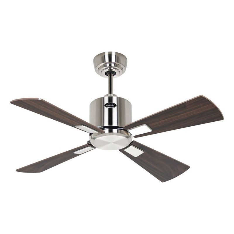 Ventilateur Plafond Eco Neo III 92cm Nickel brossé Noyer Cerisier CAS_942011 942011 Ventilateur Plafond Eco Neo III 92cm Nickel brossé Noyer Cerisier CASAFAN 942011