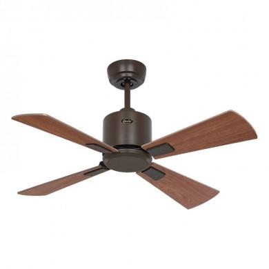 Ventilateur Plafond Eco Neo III 92cm Bronze Noyer Cerisier WiFi CASAFAN 949011