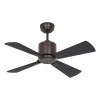 Ventilateur Plafond Eco Neo III 92cm Bronze Noir Teck CASAFAN 949001