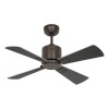 Ventilateur Plafond Eco Neo III 92cm Bronze Wengé Argenté CASAFAN 949041