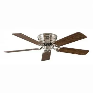 Ventilateur de plafond Classic Flat 132-III 132cm Chrome Noyer Hêtre CAS_5132051 5132051 Ventilateur de plafond Classic Flat 132-III 132cm Chrome Noyer Hêtre CASAFAN 5132051