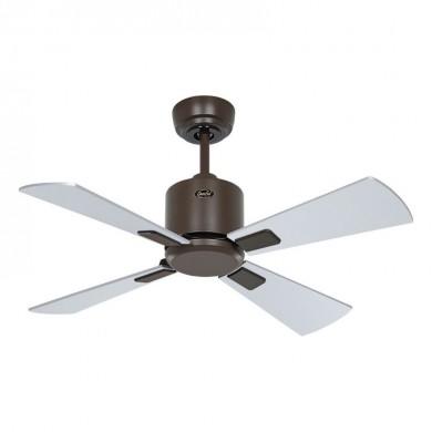 Ventilateur Plafond Eco Neo III 92cm Bronze Wengé Argenté CASAFAN 949041