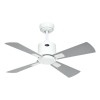 Ventilateur Plafond Eco Neo III 92cm Blanc Gris Clair CASAFAN 943031