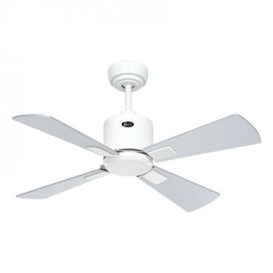 Ventilateur Plafond Eco Neo III 92cm Blanc Wengé Argenté CASAFAN 943041