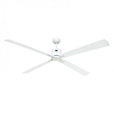 Ventilateur Plafond Eco Neo III 180cm Blanc Blanc Gris Clair CASAFAN 943409