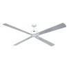 Ventilateur Plafond Eco Neo III 180cm Blanc Blanc Gris Clair CASAFAN 943409