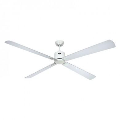 Ventilateur Plafond Eco Neo III 180cm Blanc Wengé Argenté CASAFAN 943411