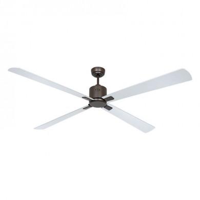 Ventilateur Plafond Eco Neo III 180cm Bronze Wengé Argenté CASAFAN 949411