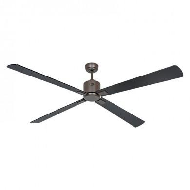 Ventilateur Plafond Eco Neo III 180cm Bronze Noir Teck CASAFAN 949410