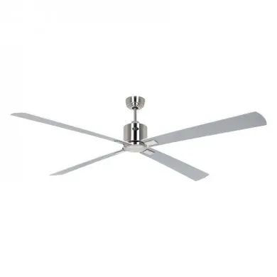 Ventilateur Plafond Eco Neo III 180cm Nickel brossé Blanc Gris Clair WiFi CASAFAN 942409