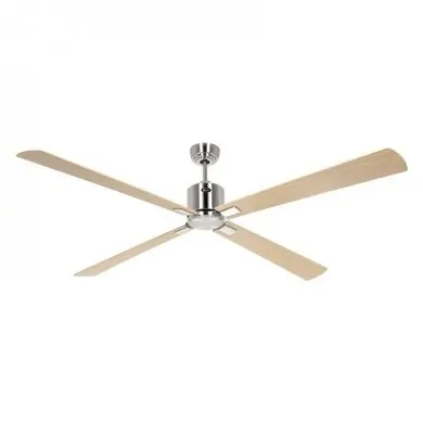 Ventilateur Plafond Eco Neo III 180cm Nickel brossé Erable Hêtre WiFi CASAFAN 942426