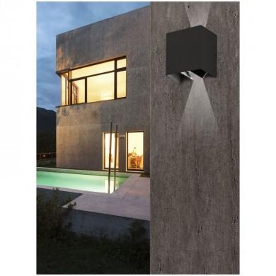 Applique Murale extérieure Olan Gris Foncé LED 6W FARO 70637