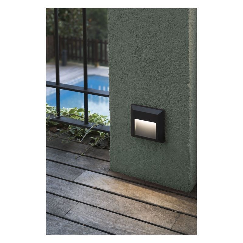 Applique Murale GRANT Led GRIS Foncé FARO 70655