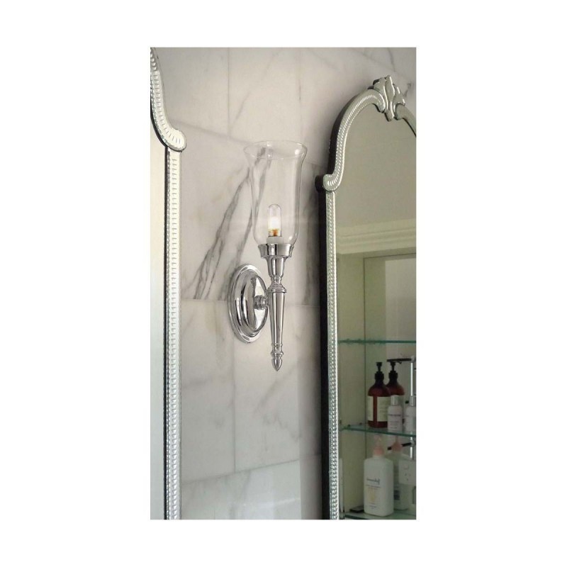 Applique Murale Dryden H 41cm 1x40W Nickel Poli ELSTEAD LIGHTING bathdryden2pn