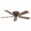 Ventilateur de plafond Classic Flat 132-III 132cm Bronze Chêne foncé Chêne CASAFAN 5132371