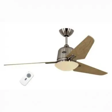 Ventilateur Lumineux Eco Aviatos 132cm Chromé Erable CASAFAN 513250