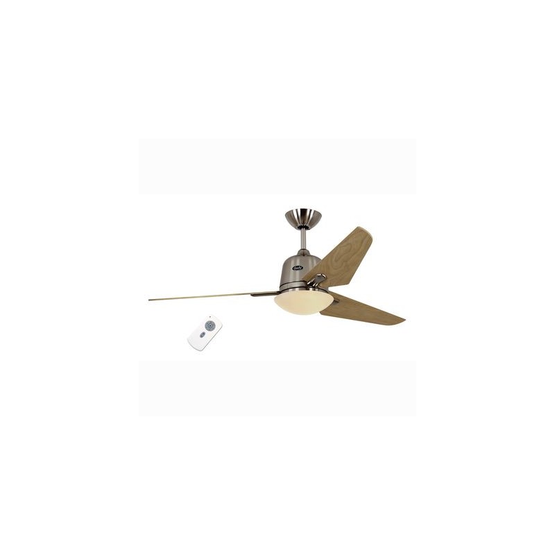Ventilateur de Plafond Eco Aviatos 132cm Chromé Erable CAS_513250 513250 Ventilateur de Plafond Eco Aviatos 132cm Chromé Erable CASAFAN 513250