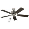 Ventilateur de Plafond Eco Elements 132cm Chrome Wengé Erable CASAFAN 513282