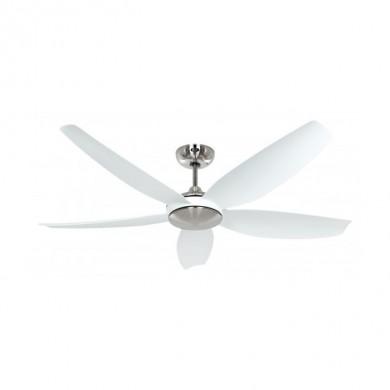 Ventilateur Plafond Eco Volare 142cm Chrome Blanc CASAFAN 514280