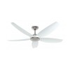 Ventilateur Plafond Eco Volare 142cm Chrome Blanc CASAFAN 514280