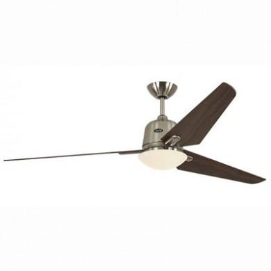 Ventilateur de Plafond Eco Aviatos 162cm Chromé Noyer CASAFAN 516089