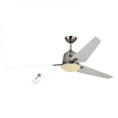 Ventilateur de Plafond Eco Aviatos 162cm Chromé Blanc CAS_516090 516090 Ventilateur de Plafond Eco Aviatos 162cm Chromé Blanc CASAFAN 516090