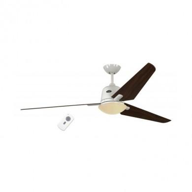 Ventilateur de Plafond Eco Aviatos 162cm Blanc Noyer CASAFAN 516094