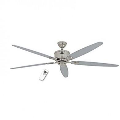 Ventilateur de plafond Eco Elements 180cm Chrome Blanc Gris clair CASAFAN 518082