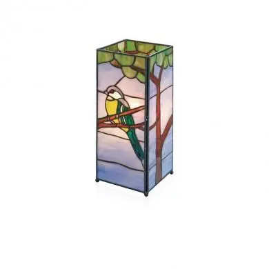 Lampe Tiffany OISEAU 1xE14 D11,5 MYTIFFANY Y586