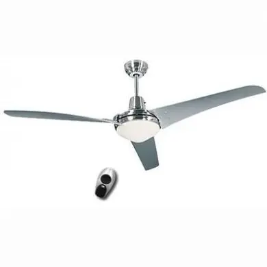 Ventilateur de Plafond Mirage 142cm Chrome Gris argenté CAS_9313210 9313210 Ventilateur de Plafond Mirage 142cm Chrome Gris argenté CASAFAN 9313210