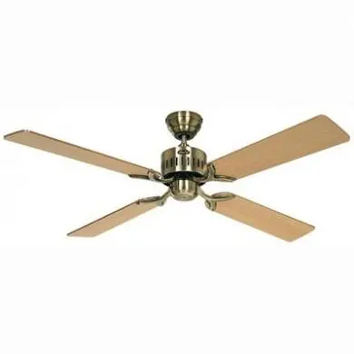 Ventilateur de Plafond Telesto 132cm Laiton Bois Hêtre-Chêne CASAFAN 9413211