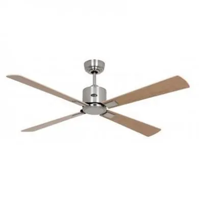Ventilateur de Plafond Eco Neo III 132cm Chromé Erable Hêtre WiFi CASAFAN 942222
