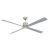 Ventilateur de Plafond Eco Neo III 152cm Chromé Blanc Gris Clair CASAFAN 942333