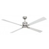 Ventilateur de Plafond Eco Neo III 152cm Chromé Blanc Gris Clair WiFi CASAFAN 942333