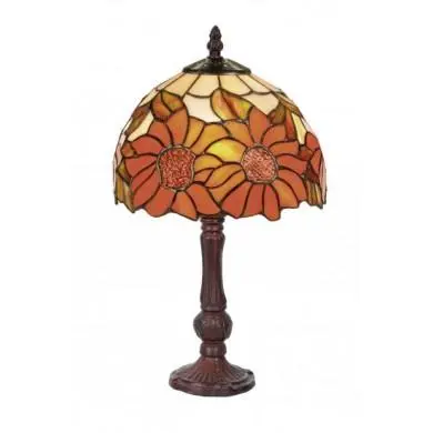 Lampe Tiffany FLOROS 1xE14 D20 H32 MYTIFFANY Y8327+P63