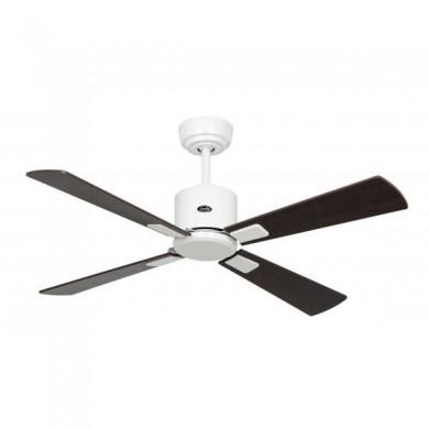 Ventilateur de Plafond Eco Neo III 103cm Blanc Wengé Argenté CASAFAN 943141