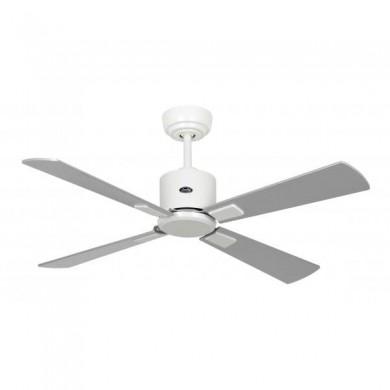 Ventilateur de Plafond Eco Neo III 103cm Blanc Wengé Argenté WiFi CASAFAN 943141