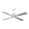 Ventilateur de Plafond Eco Neo III 103cm Blanc Wengé Argenté CASAFAN 943141